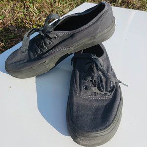 Vans Size 6 Black Kid's Sneaker Shoes